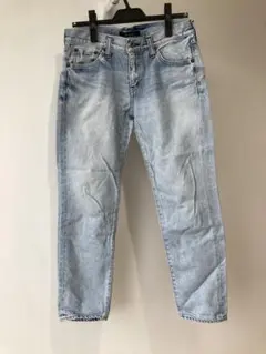 新品タグ付JOHNBULL ジョンブルライトブルー ストレートデニムL - メルカリ