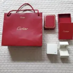 Cartier 4℃ リングジュエリーケース 外箱 ショッパー セットのサムネイル
