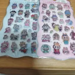 ラブブ　ボンボンドロップシール2枚