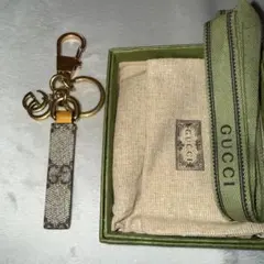 GUCCIスモールレザーキーチェーン