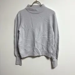 ✨カシミア100％✨ 高島屋【Ｌ】ニット 長袖 ハイネック ハイネック グレーのサムネイル