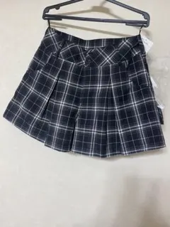 値下げ！組曲　ミニスカート チェックキュロットスカート