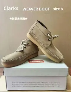 新品未着用 クラークス ウィーバーブーツ OAKWOOD SUEDE US8 2025年