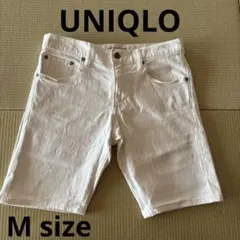 UNIQLO ユニクロ ハーフパンツ 29インチ Mサイズ ホワイト メンズ