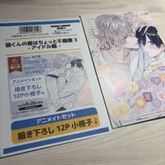 【特典のみ】狼くんの愛はちょっと不機嫌3アイドル編/二目 アニメイトセット小冊子