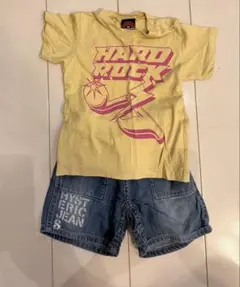 HYSTERIC MINI Tシャツ デニムショートパンツ セット 80のサムネイル
