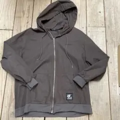 Chip Clip パーカー L チャコール コットン 3＊87