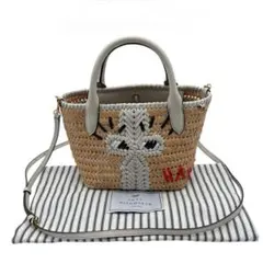 2way アニヤハインドマーチ ショルダーバッグ かごバッグ カゴバッグ