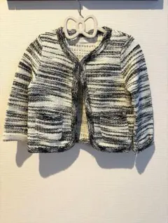 【美品】Zara girls ツイードカーディガン104cm 結婚式　発表会