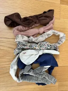 リボンヘアバンドセット7点