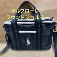 ラルフ・ローレン チェック柄キャンバスバッグのサムネイル