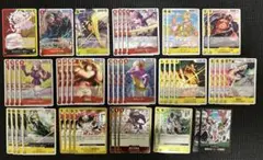 ワンピースカード　ジュエリー・ボニー赤黄　エッグヘッド／ボニー海賊団デッキパーツ