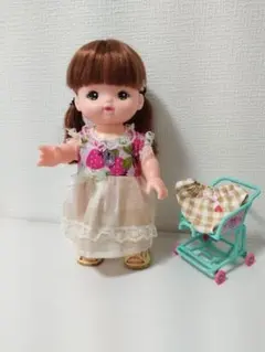ぽぽちゃん 服 ハンドメイド トップス パンツ 麦わら帽子 バッグ 4点