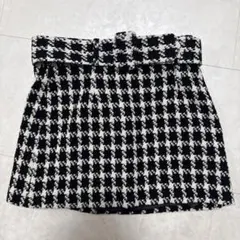 ZARA ベルト付きミニスカート Lサイズ