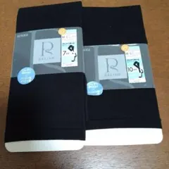 ATSUGI RELISH ブラック レギンス M-L　2枚組のサムネイル