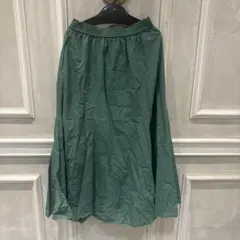 ユニクロ　マーメイドロングスカート Mサイズ グリーン