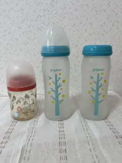 Pigeon 哺乳瓶 3本セット(160cc:1本、240cc:2本)