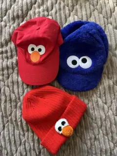 ユニバーサルスタジオジャパン　USJ エルモ帽子 まとめ　セット　家族