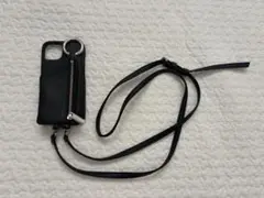 ajew ブラック iphoneケース ショルダー
