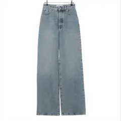 ロエベ　2024春夏　ハイウエスト　デニムパンツ　38 balenciaga ロエベ 2024春夏 ハイウエスト デニムパンツ 38 balenciaga