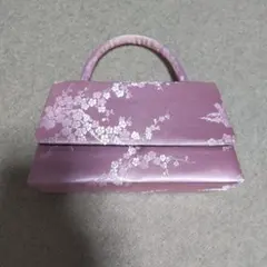 和装用バッグ 花柄刺繍