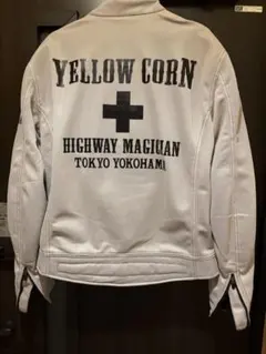 超美品イエローコーン メッシュジャケットプロテクター付き - メルカリ