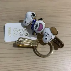 スヌーピー キーホルダー ゴールド