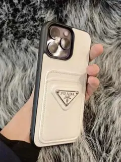 PRADA iPhone13ProMax用ケース ホワイト