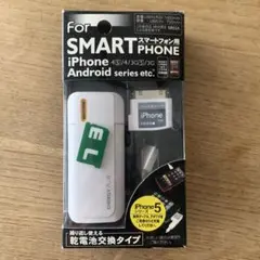 iPhone4S/4/3GS/3G 電池式充電器