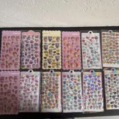 立体シールセット カラフルキャラクター