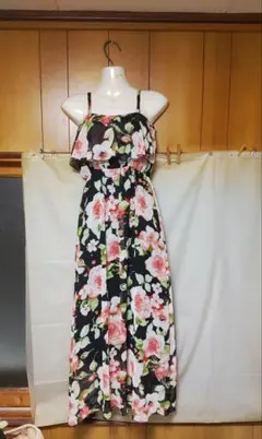 ※イチオク「ガールスタイル」花柄ワンピース　フリーサイズ