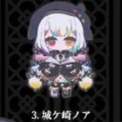 魔法少女の魔女裁判 まのさば ラバーキーホルダー 城ヶ崎ノア ラバーストラップ