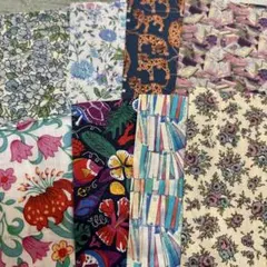 m*o様 リバティタナローン レア柄 10cm角