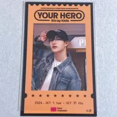 straykids YOUR HERO ミュージアム トレカ バンチャン 特典