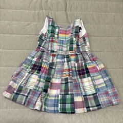 Polo Ralph Lauren パッチワーク ノースリーブ ワンピース　3T