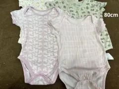 ロンパース肌着　80cm 4枚セット　ユニクロ　西松屋