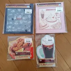 一番くじ　コメダ珈琲店　Ｇ賞メモとＨ賞ジッパーバッグのセット