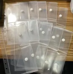 Seria 6リングバインダー用　ボタン式収納リフィル10枚