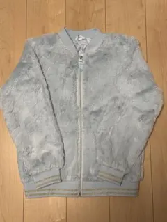 水色 フリースジャケット 160