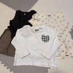 プチバトー ザラ 長袖 Tシャツ カットソー 80