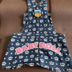 BABY DOLL ジャンバースカート 100cm デニム