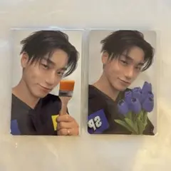 ATEEZ ポップアップ　韓国　購入特典トレカ　コンプリート　両面トレカ ATEEZ アチズ ANITEEZ 韓国 POPUP 購入特典 トレカ ソンファ - メルカリ