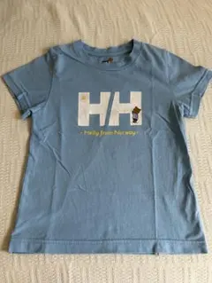 ヘリーハンセン　くま　水色　半袖