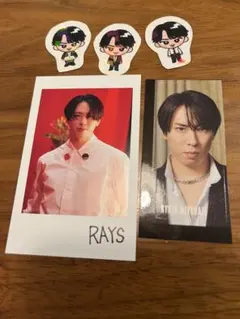 SnowManアルバム 「RAYS」特典 チェキ　ステッカー 宮舘