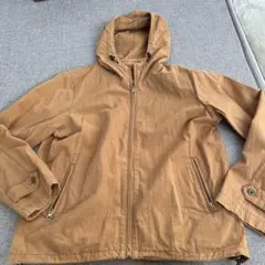 ブラウン フード付きジャケット