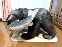 2026年最新】熊の置物 木彫り大サイズの人気アイテム - メルカリ