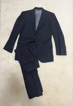 麻布テーラー　JET CRUISE ネイビー ストライプスーツ
