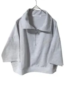 み*こ様 as know as plus ハーフジップ スウェット グレーのサムネイル