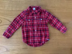 baby GAP レッド・チェック 長袖シャツ 3歳用
