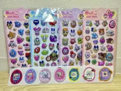 たまごっちシール　４枚セット　ぷっくりシール　ステッカーランダム1枚プレゼント